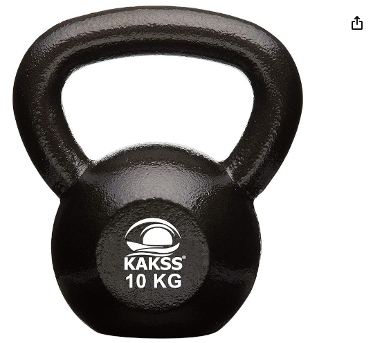 Kakss Solid Cast Iron Kettlebell 10 Kg